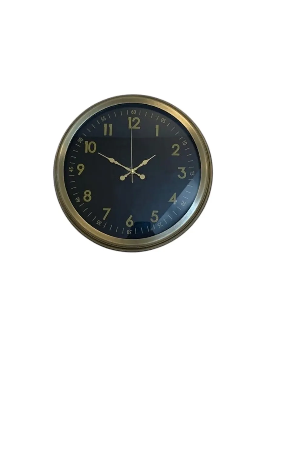 İhtişam Eskitme 40 Cm Metal Duvar Saati
