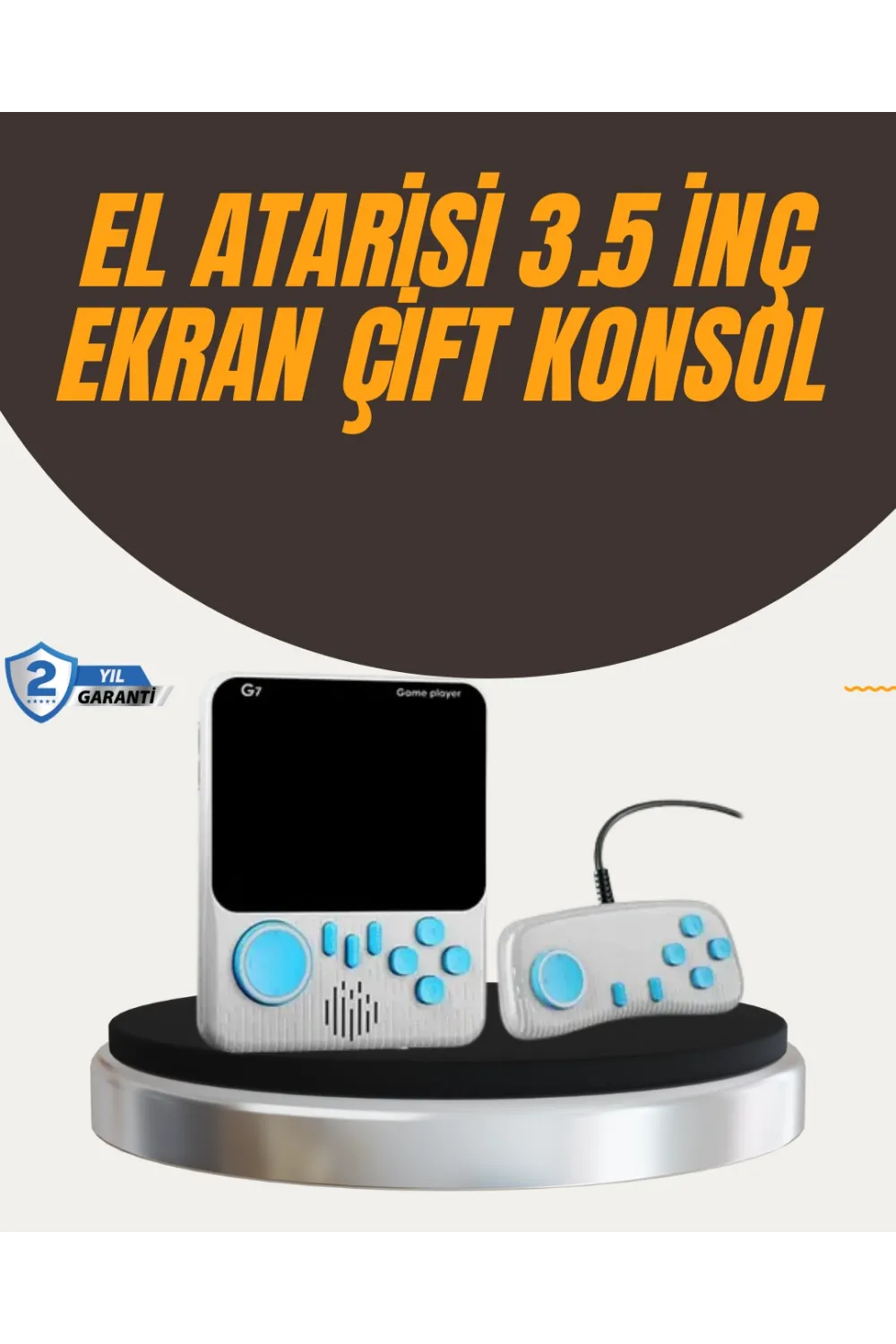 İki Kişilik Oyun Deneyimi Sunan Taşınabilir Retro Konsol