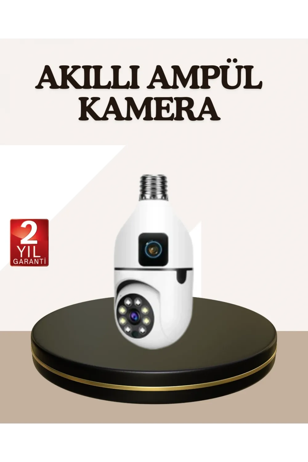 İki Yönlü Sesli Wifi Kamera – Ampul Tipi Ev Ve Ofis Güvenlik Kamerası