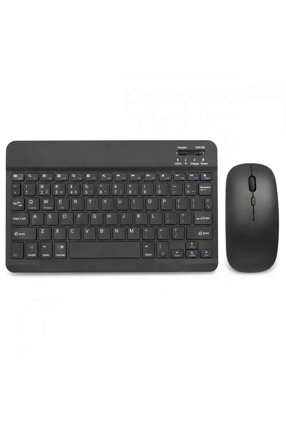 Imeng BJ190 Bluetooth Şarjlı Klavye Mouse Seti Siyah