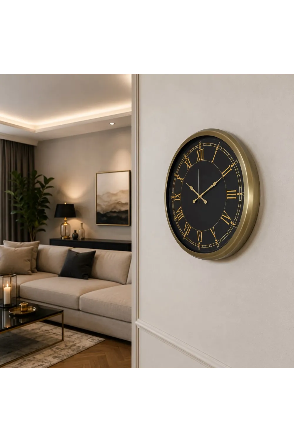 Imperial Bronze 52 x 52 Cm Duvar Saati