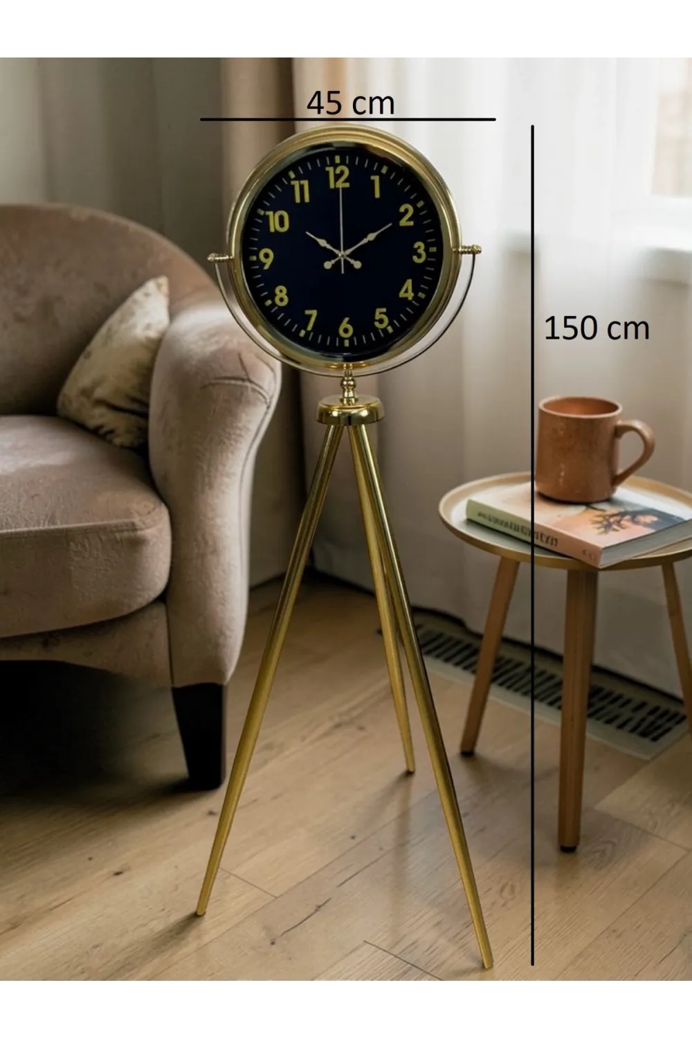 Imperial Gold Tripod Ayaklı Saat