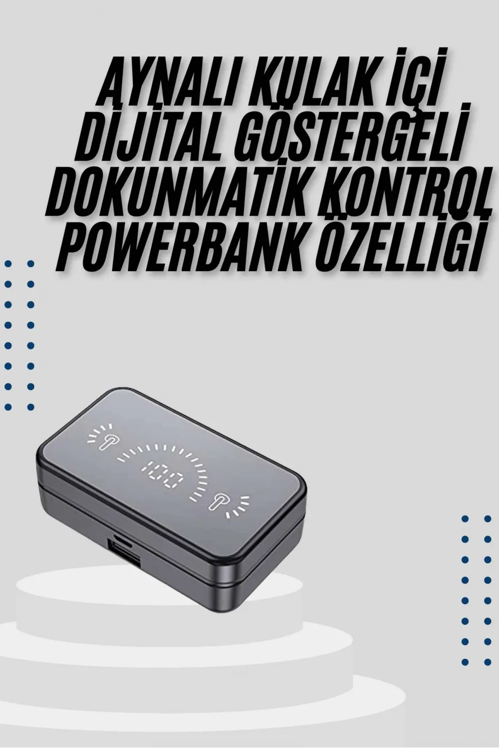 İos Android Uyumlu Bluetooth Kulaklık Kablosuz Kulaklık Yüksek Basslı