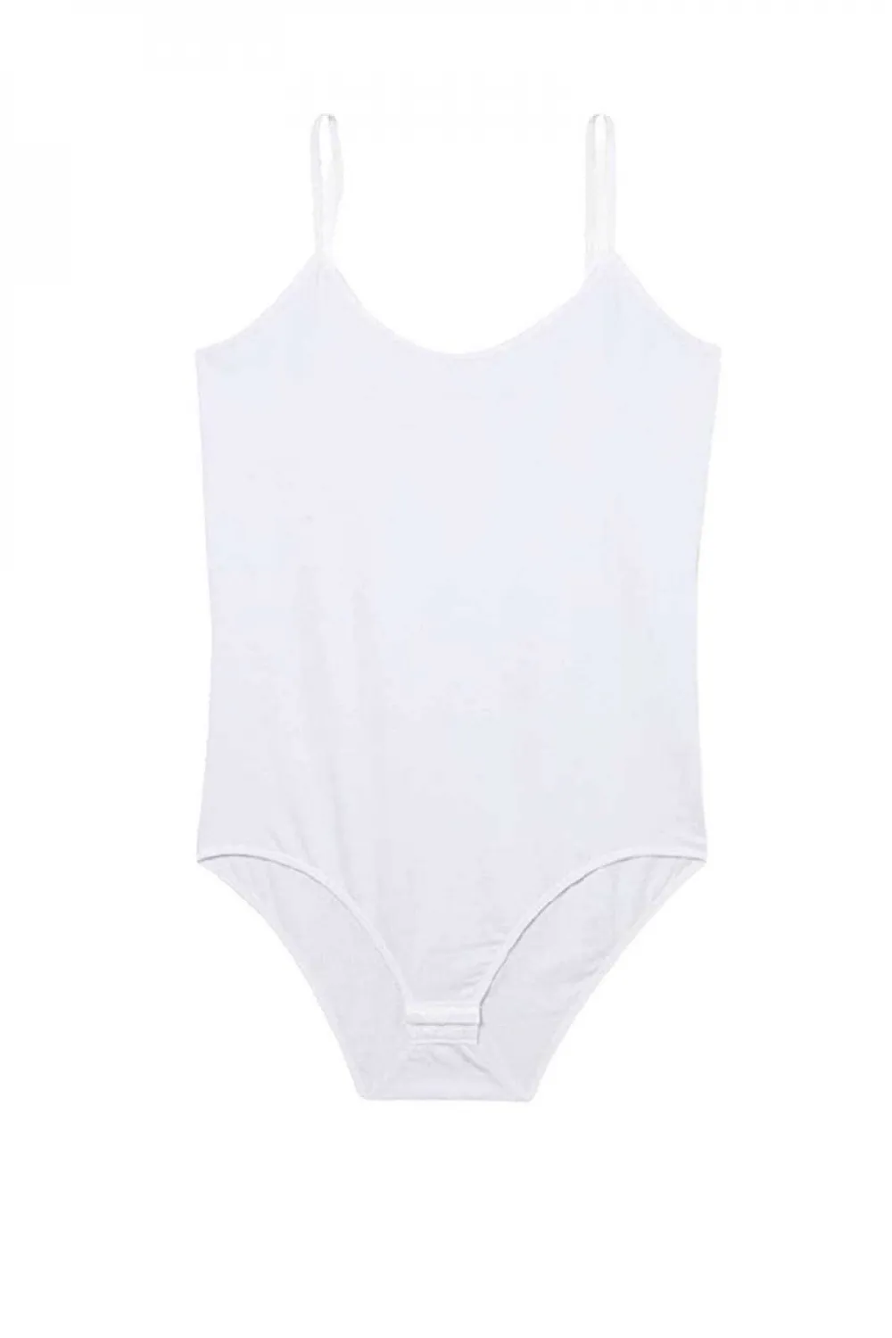 İp Askılı Kadın Çıtçıtlı Body Beyaz