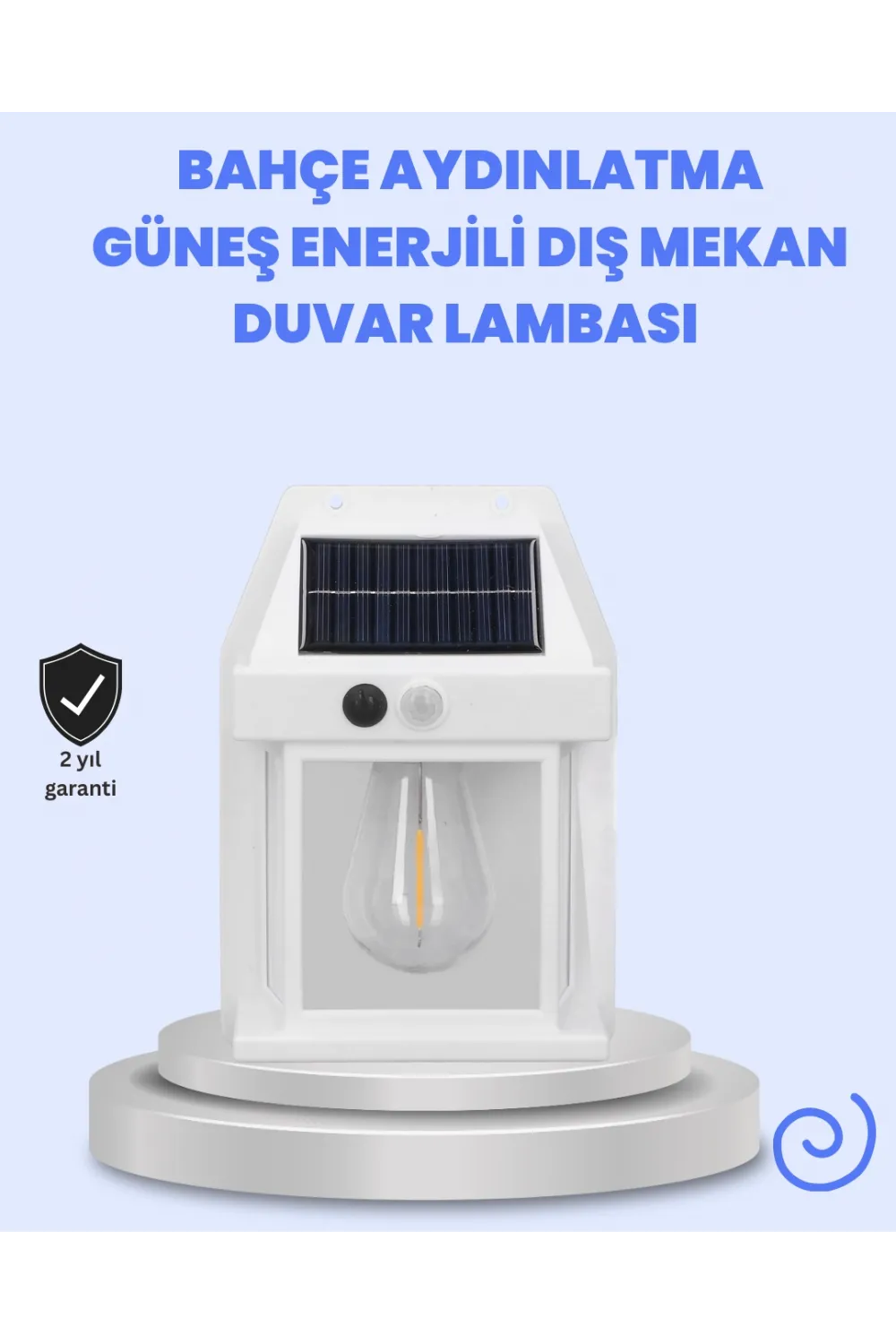 Ip65 Su Geçirmez Güneş Paneli Dış Mekan Lamba