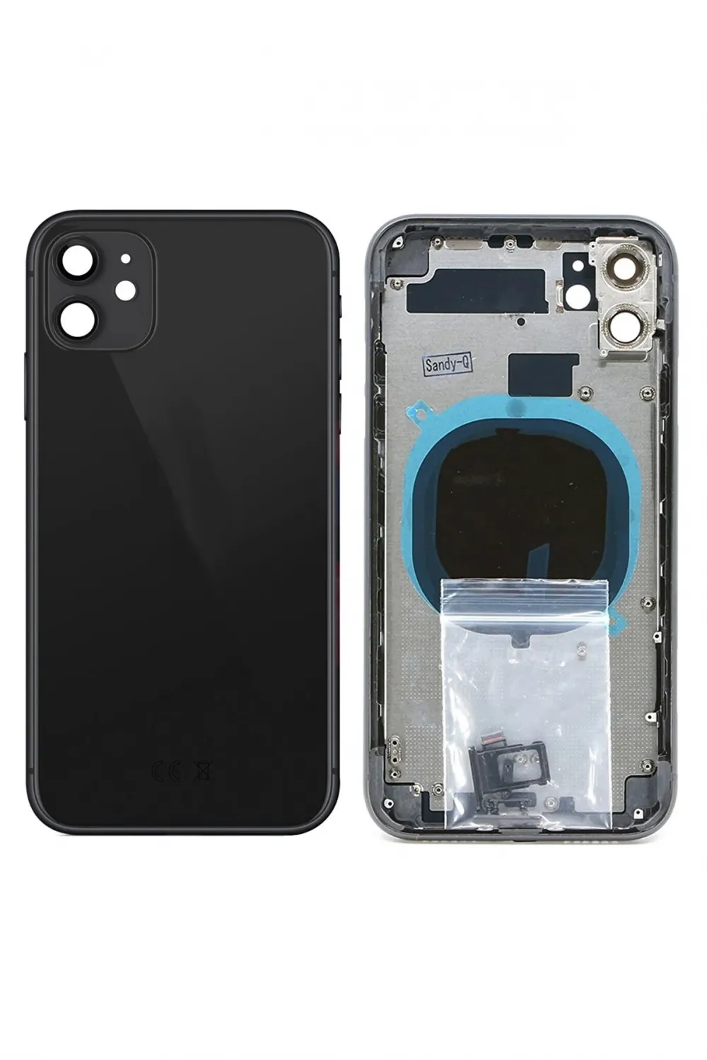 Iphone 11 Boş Kasa + Kapak Siyah