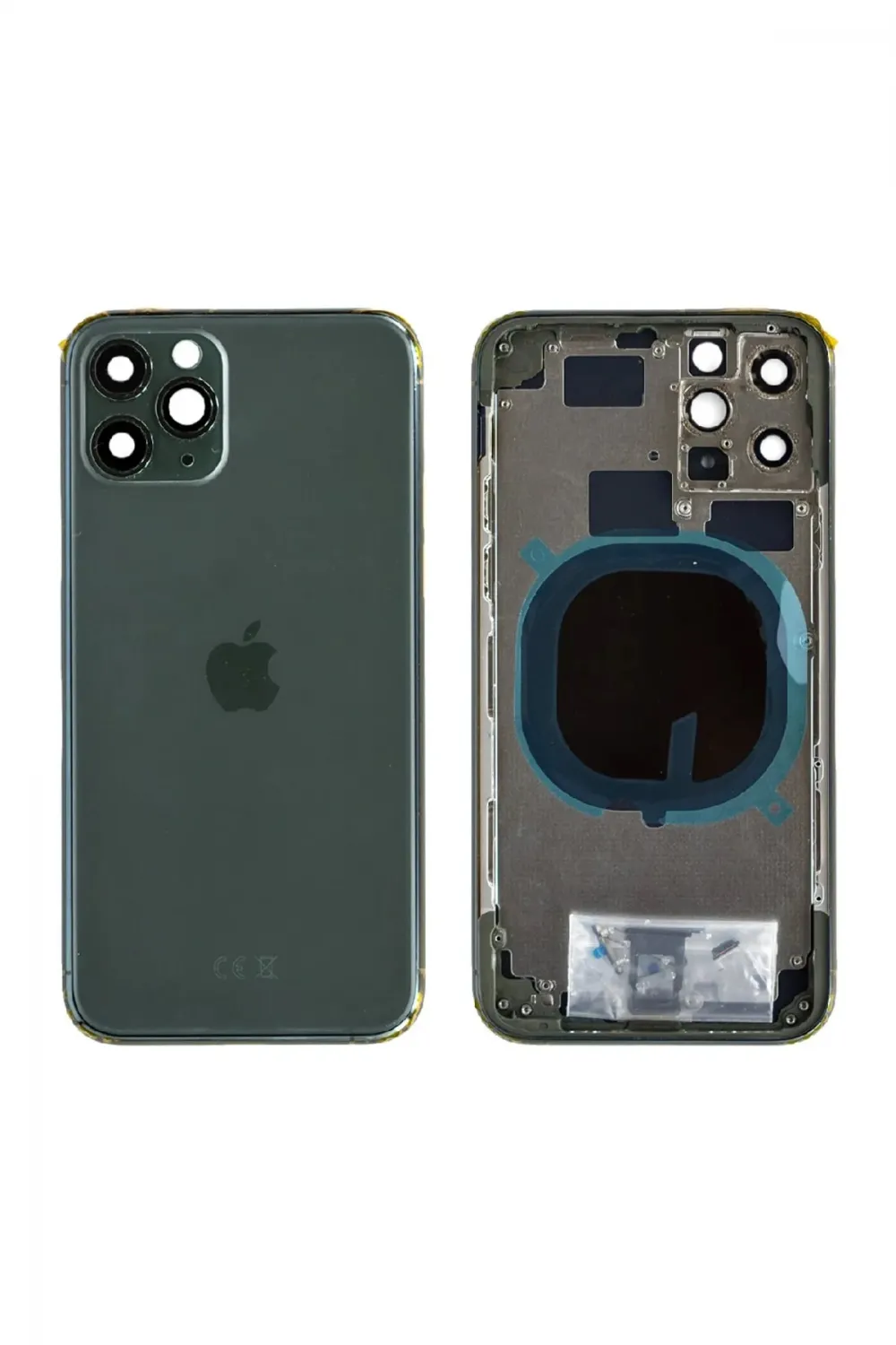Iphone 11 Pro Boş Kasa + Kapak Yeşil