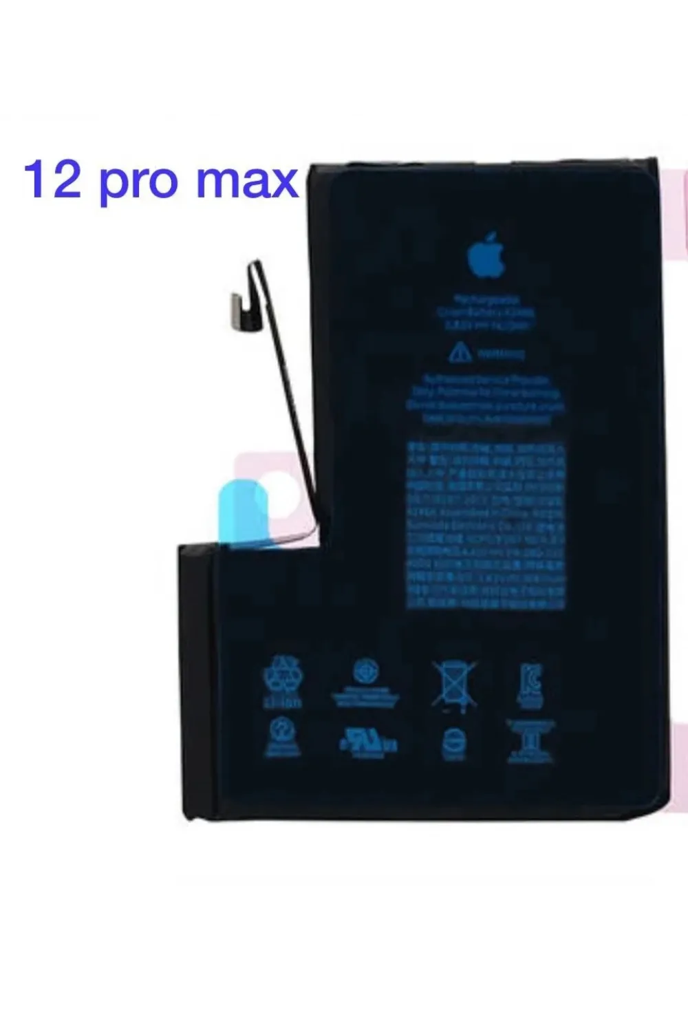 iPhone 12 Pro Max Batarya Pil (Güçlendirilmiş)