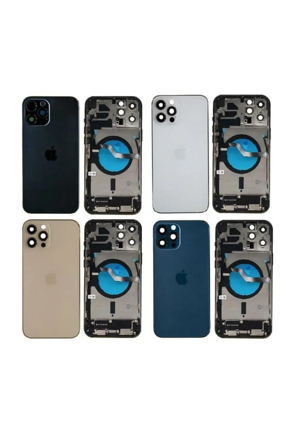 iPhone 12 Pro Max FULL Dolu Kasa (Mavi)