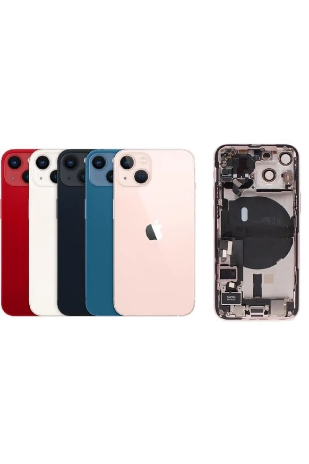iPhone 13 Uyumlu Dolu Kasa (Kırmızı)