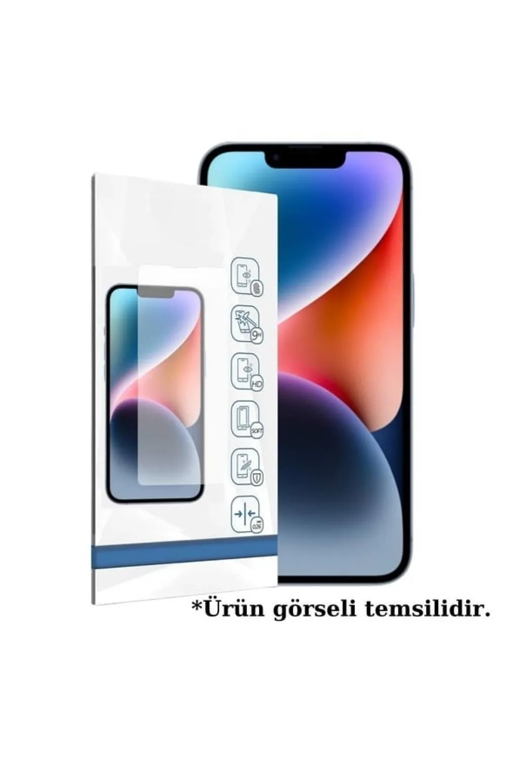 iPhone 8 PLUS KIRILMAZ EKRAN CAM KORUYUCU