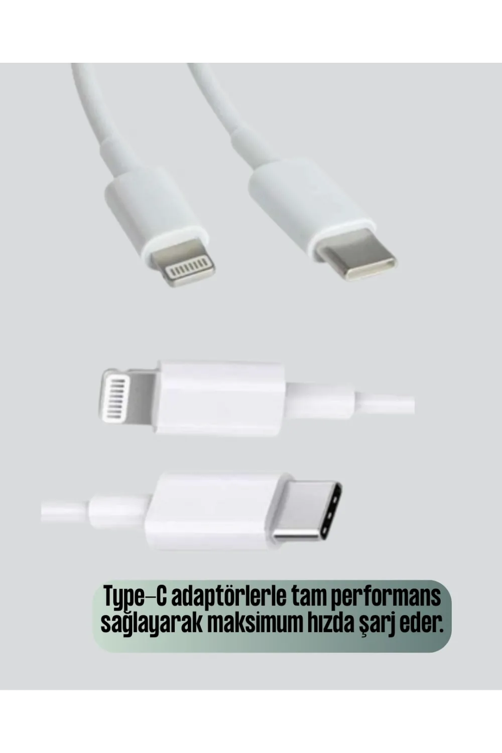 İphone İpad Airpods Uyumlu 30w Type-c To Lightning Kablo