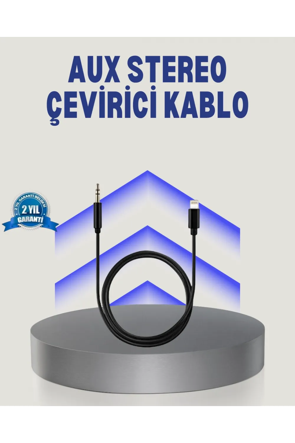 İphone Lightning 3.5mm Aux Çevirici Kablo Jh-023 Stereo Ses Aktarıcı