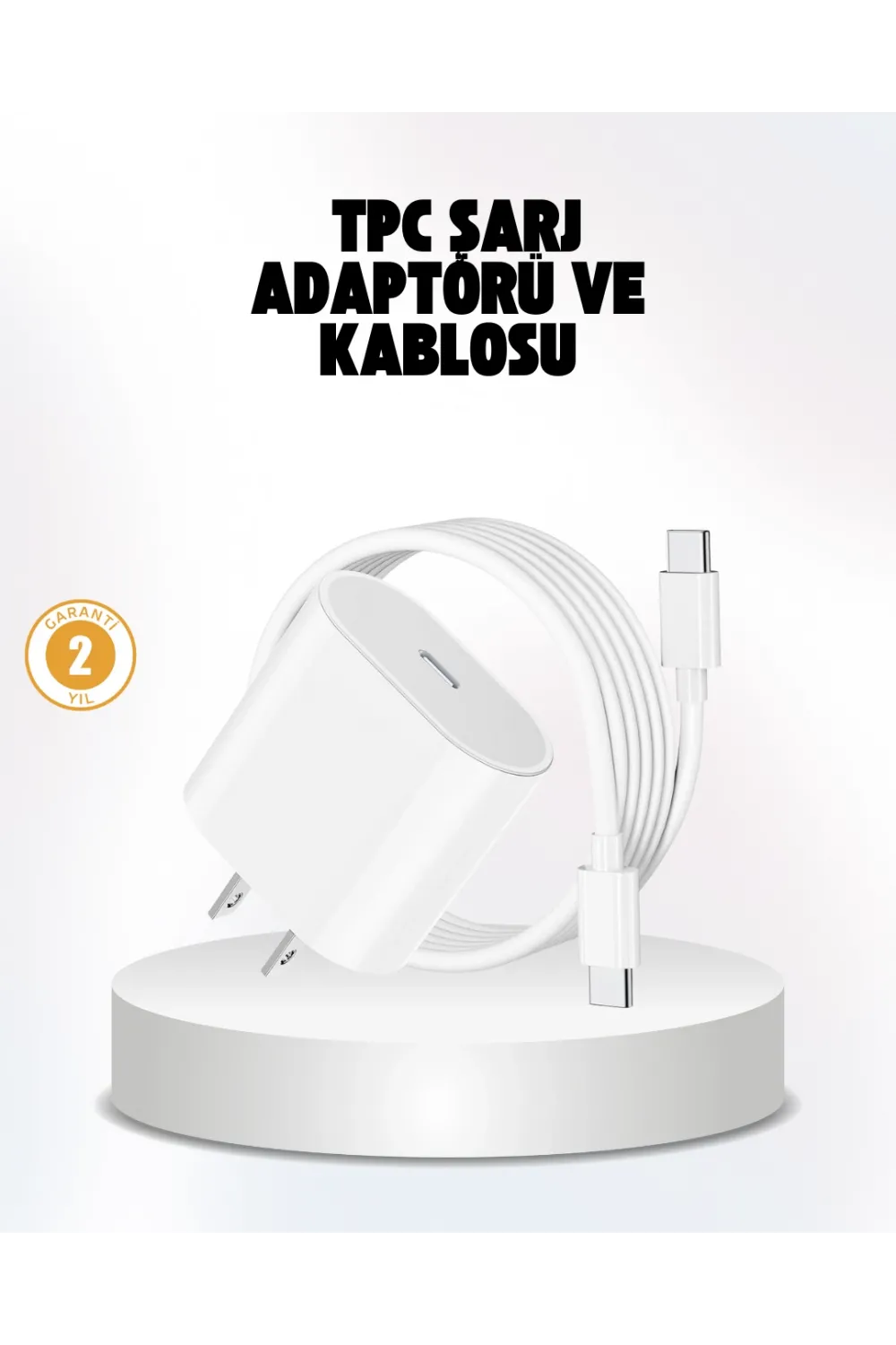 İphone Ve İpad Uyumlu 20w Güvenli Usb-c Hızlı Şarj Adaptörü