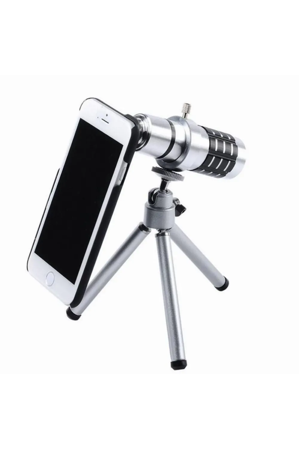 İphone5,5s,i̇phone4.4s Için Alüminyum 14x Optik Zoom Yakından Görüntü çekme Dürbün
