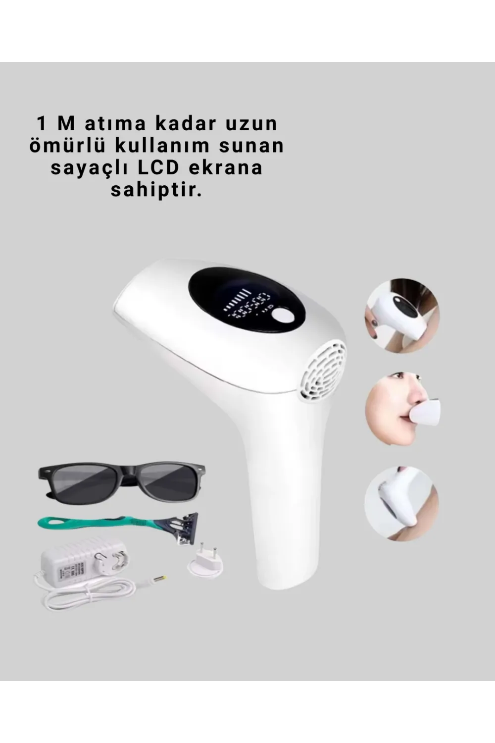 Ipl Lazer Epilasyon Aleti 5 Kademeli Güç Ayarlı