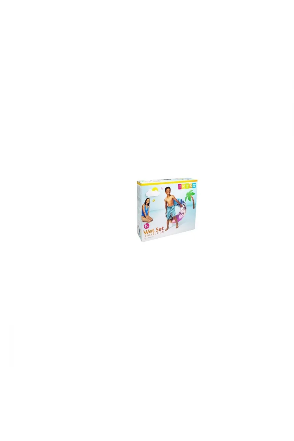 ISC58263 Intex Tutmaçlı Desenli Simit 97 cm