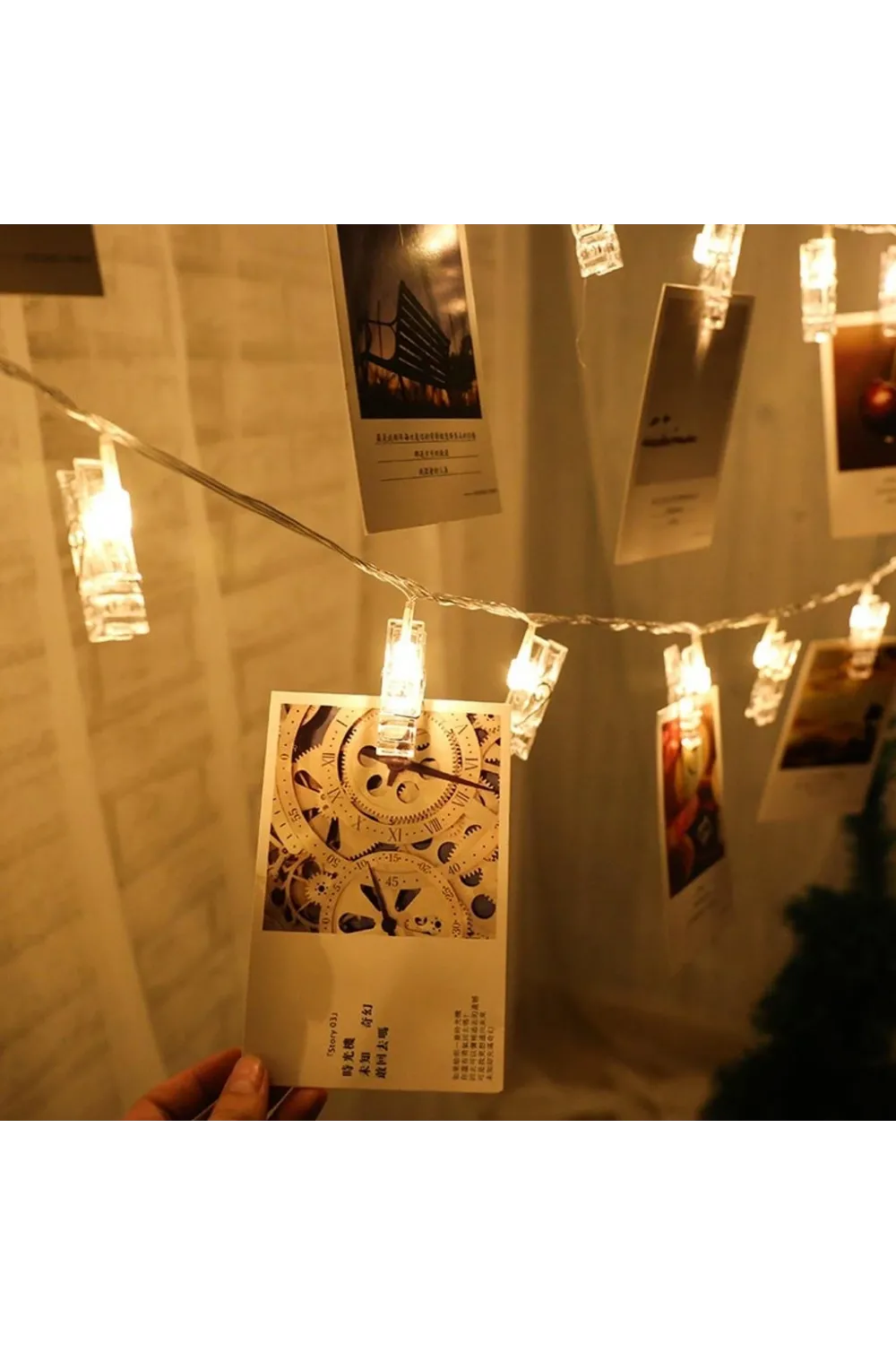 Işıklı Mandallı Fotoğraf Albümü 5m - 30 Led