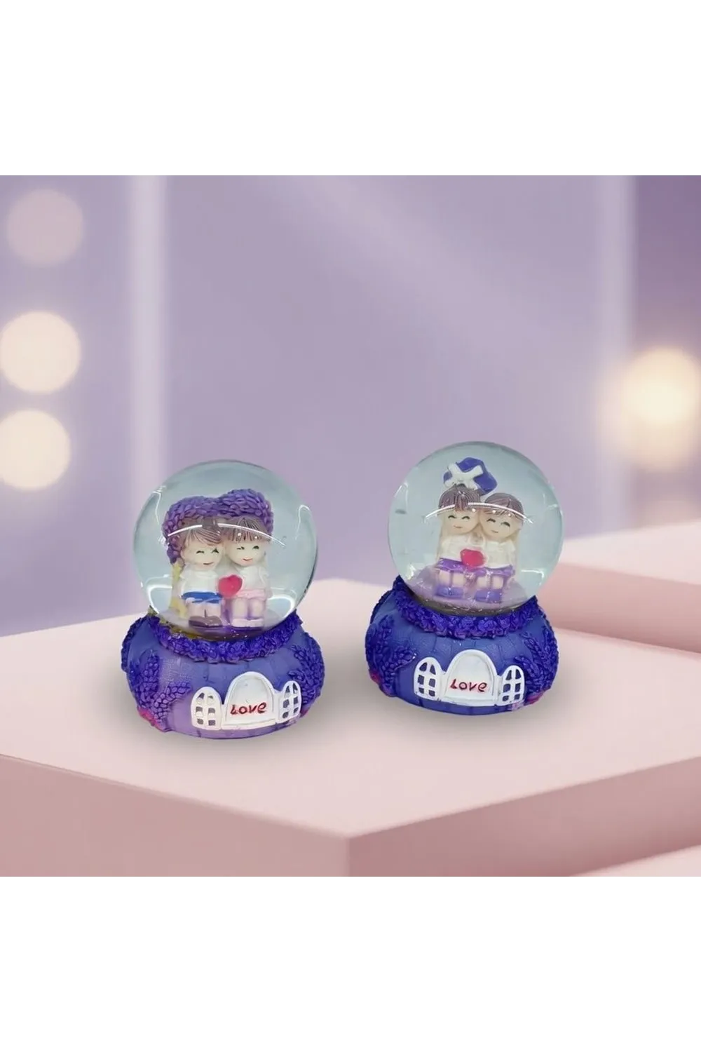 Işıklı Mini Boy Kar Küresi