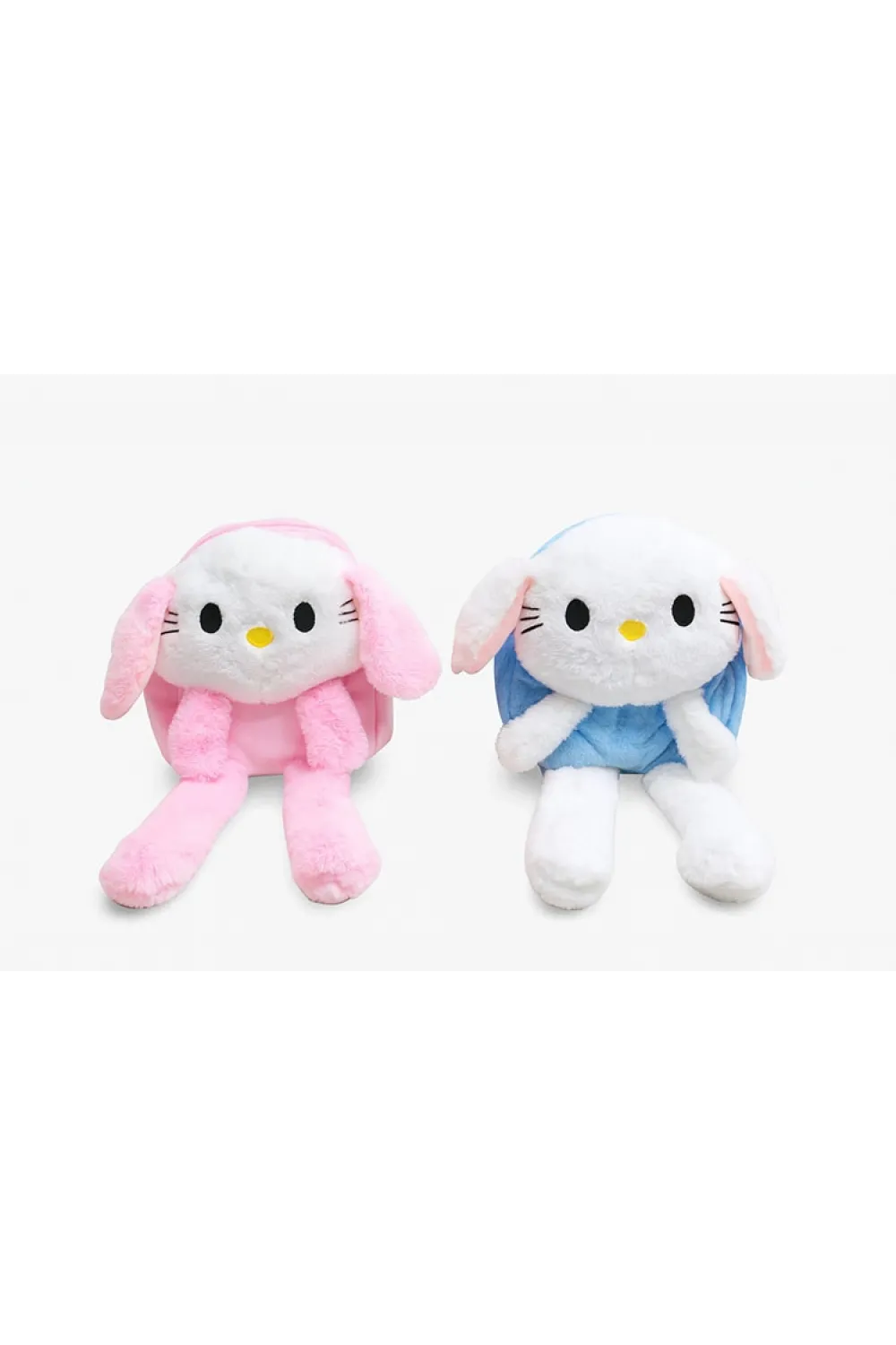 Işıklı Peluş Oynar Kulaklı My Melody ve Cinnamoroll Sırt Çantası