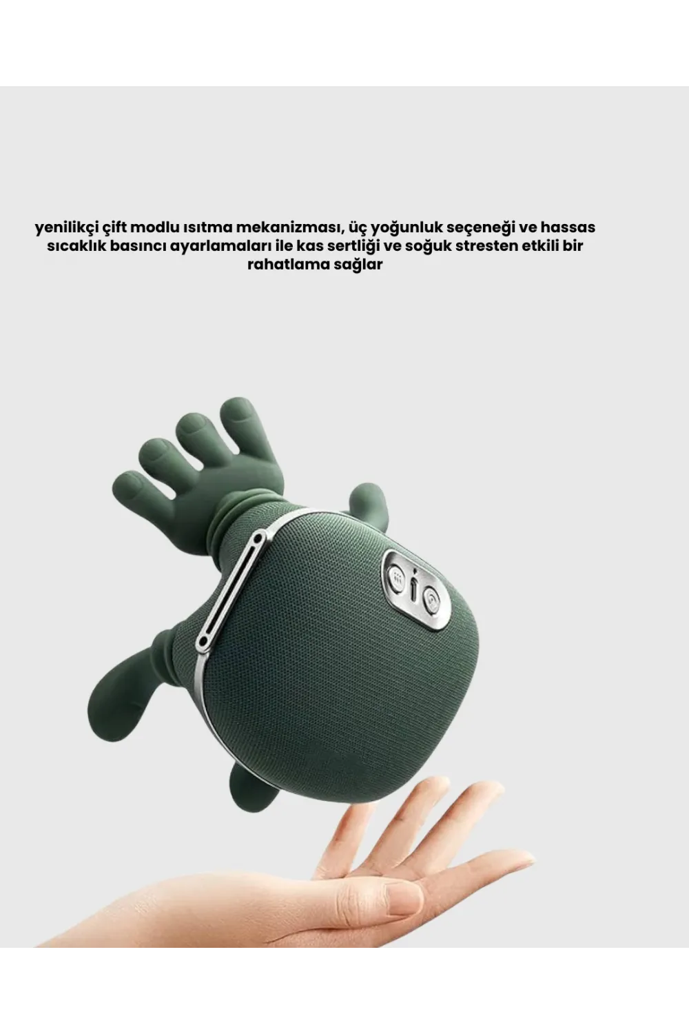 Isıtmalı Boyun Ve Omuz Masaj Aleti Kablosuz Rahatlatıcı