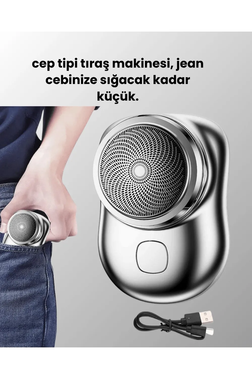 Islak-kuru Kullanımlı Suya Dayanıklı Mini Tıraş Cihazı