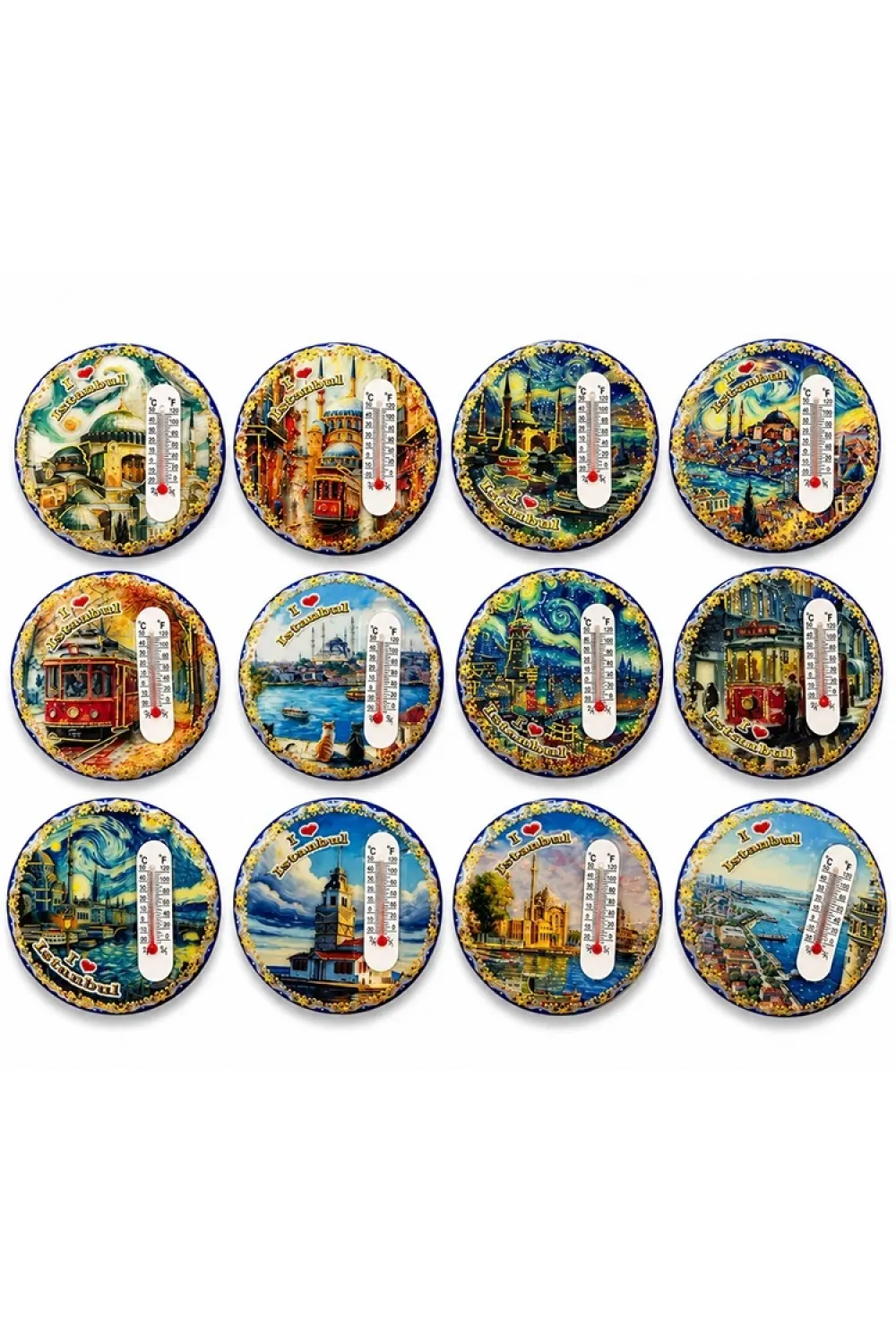 İstanbul Temalı Buzdolapı Süsü Magnet IEG5405