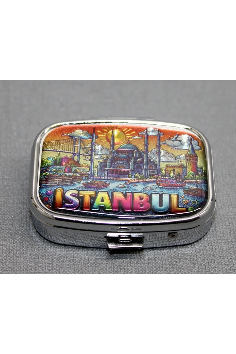 İstanbul Temalı İlaç Kutusu Anahtarlık IEG4371