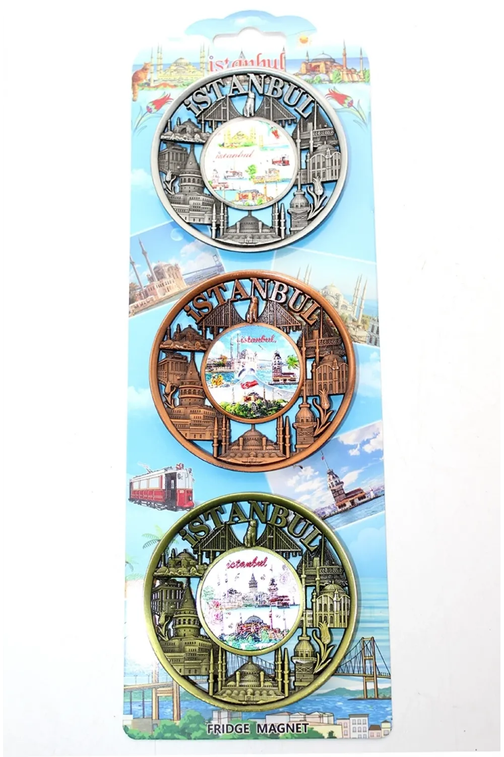 İstanbul Temalı Metal Magnet 3lü Set IEG2891