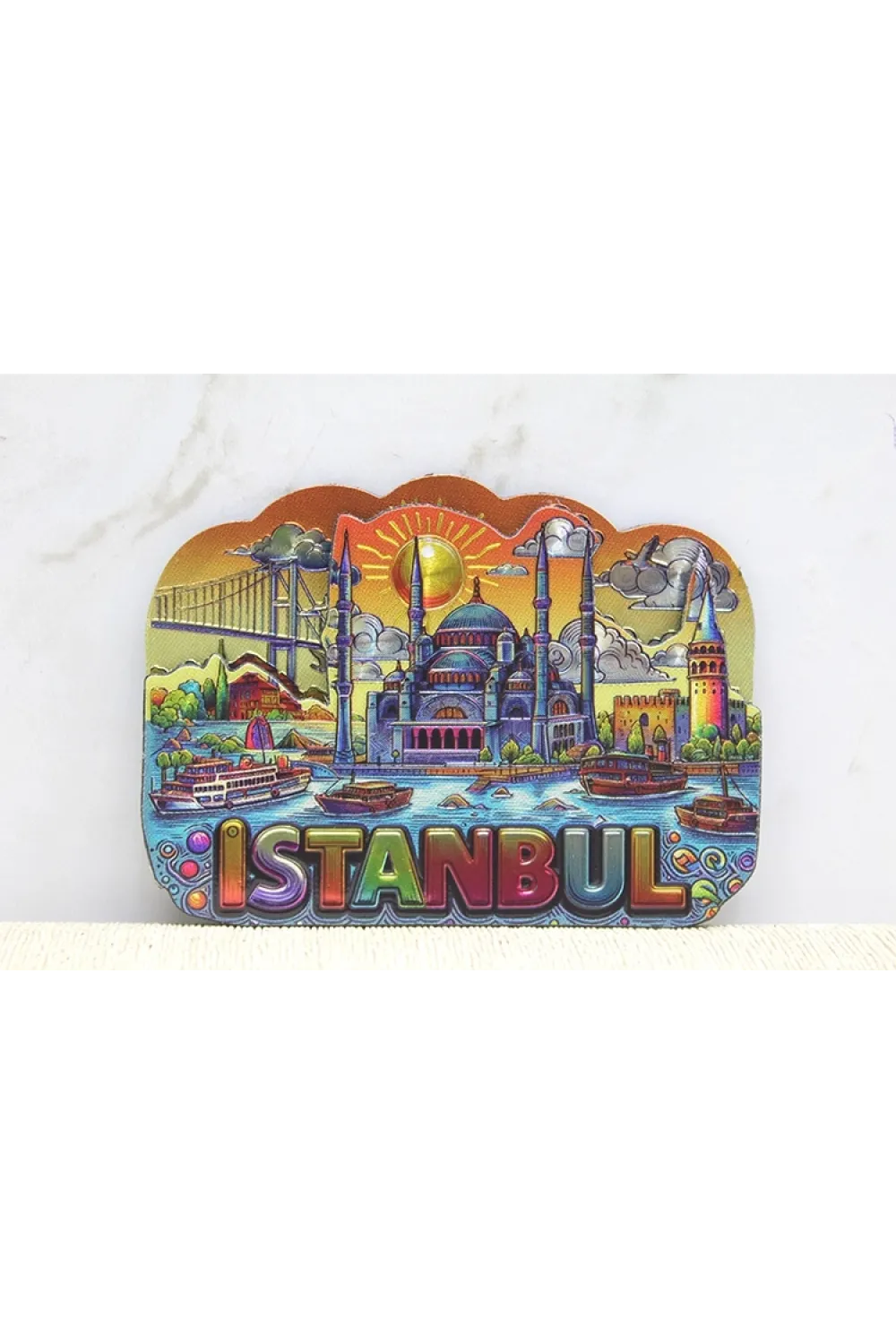 İstanbul Temalı Silikon Buzdolapı Süsü Magnet IEG5376