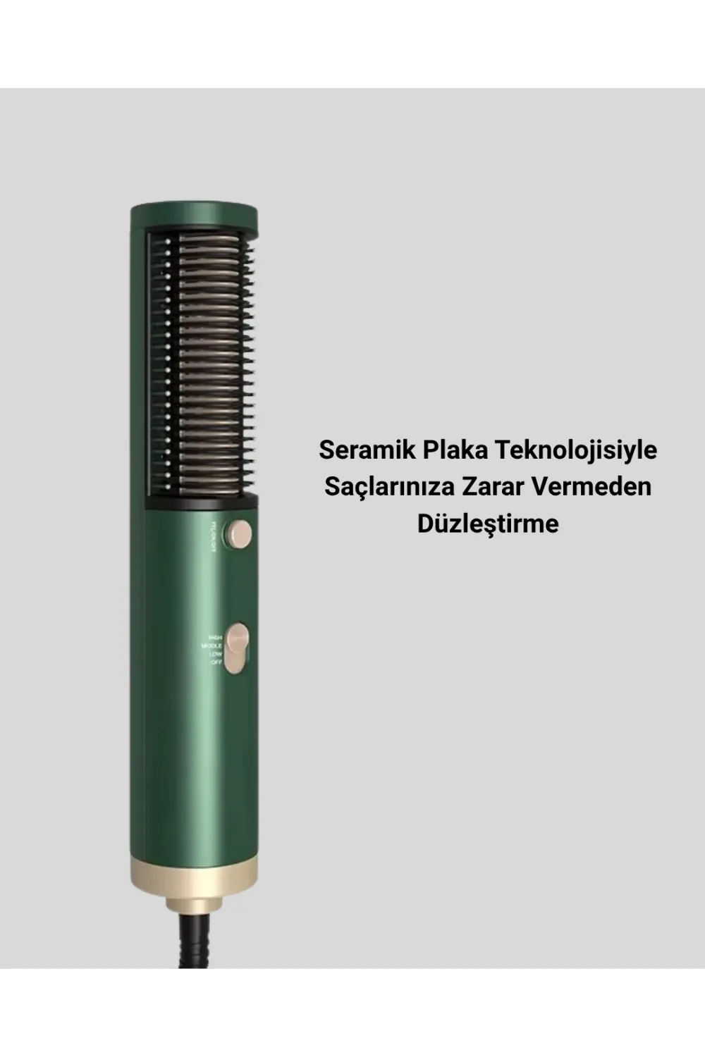 İyon Teknolojili Seramik Saç Düzleştirici – Eşit Isı Dağılımı