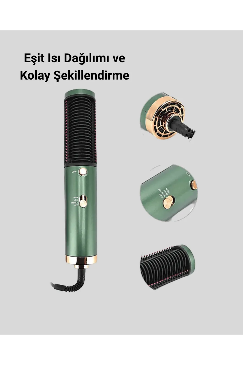 İyon Teknolojili Seramik Saç Düzleştirici – Eşit Isı Dağılımı