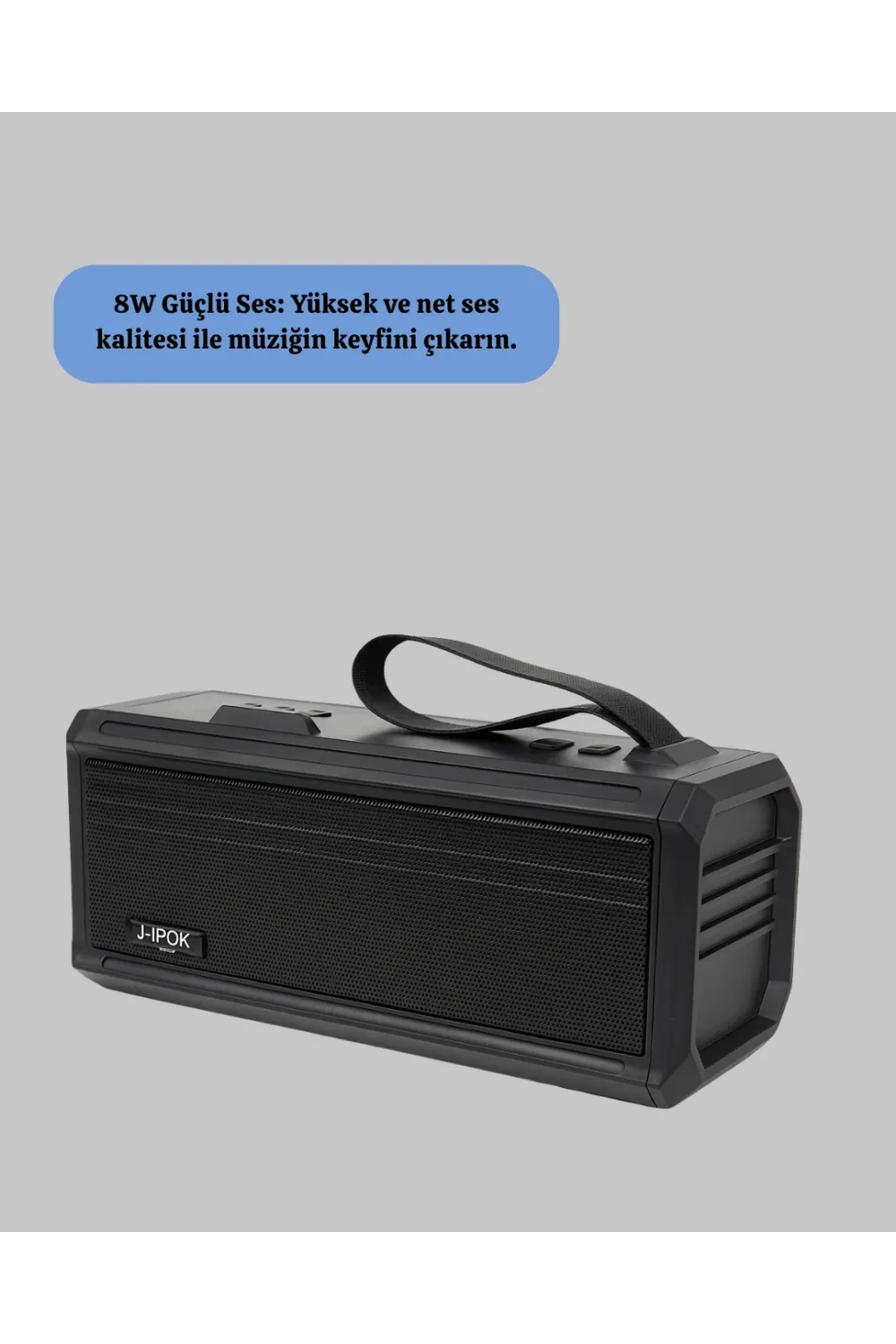 J-ıpox P520 Solar Enerjili Bluetooth Hoparlör Fm Radyolu 8w Ses