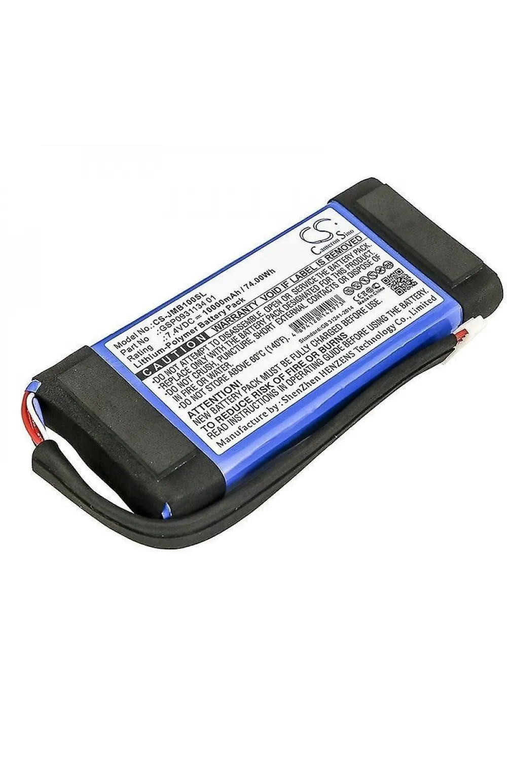 JBL Boombox uyumlu 7.4V 10.000 mah Soketli Batarya