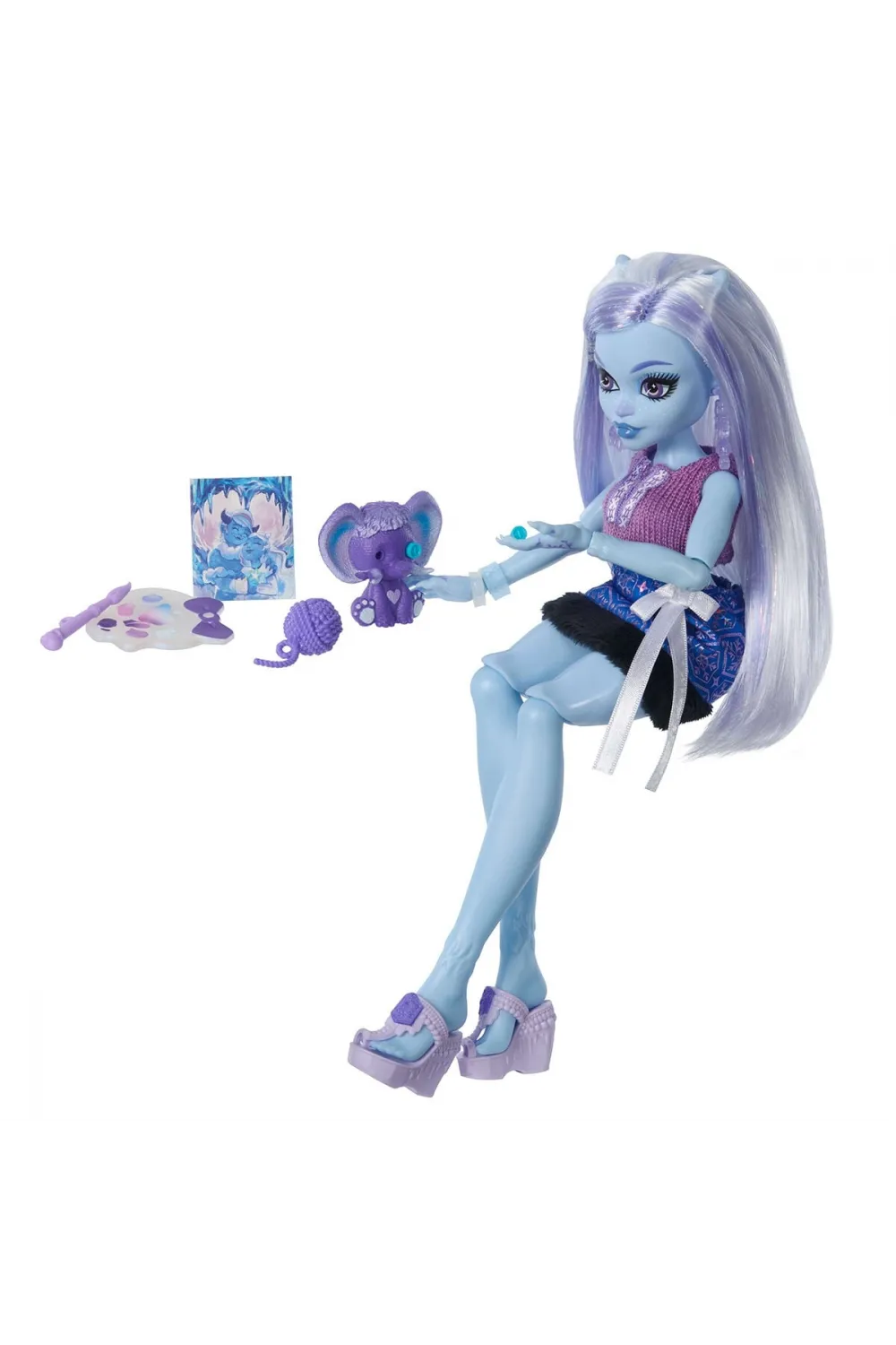 JHK44 Monster High - Abbey Bominable Self-Scare Secrets Wave