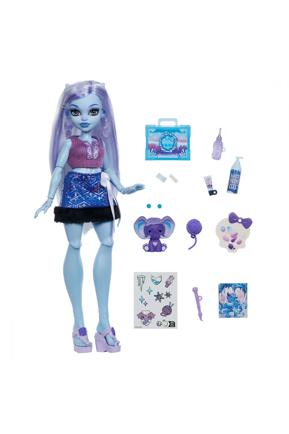 JHK44 Monster High - Abbey Bominable Self-Scare Secrets Wave