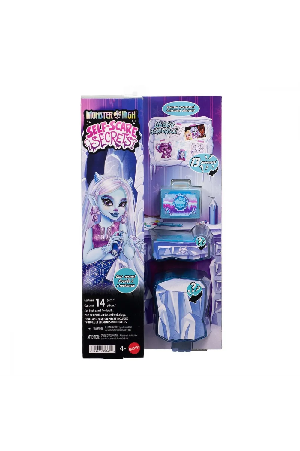 JHK44 Monster High - Abbey Bominable Self-Scare Secrets Wave