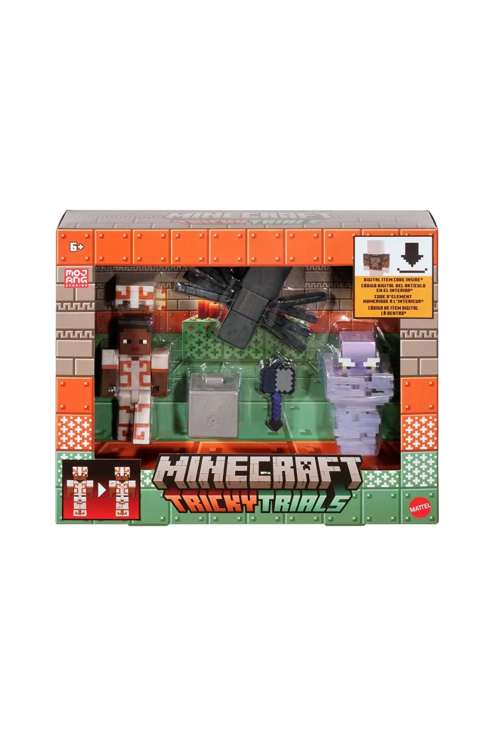 JKK15 HLB21 Minecraft 3lü Aksiyon Figür Seti 8 cm