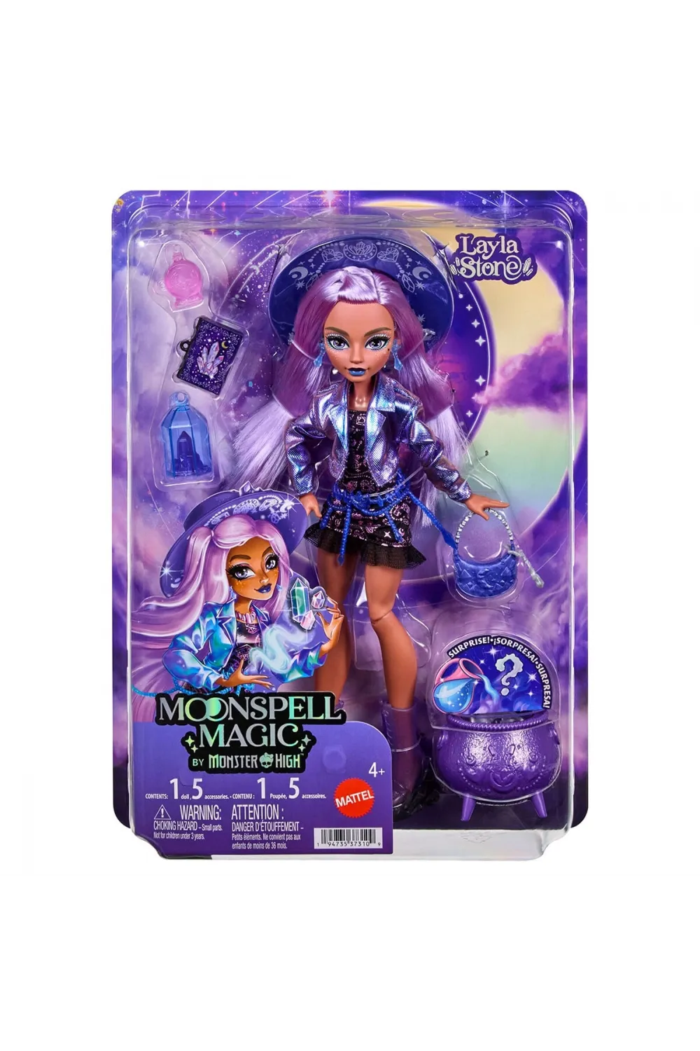 JMB90 Moonspell Magic By Monster High Layla Stone