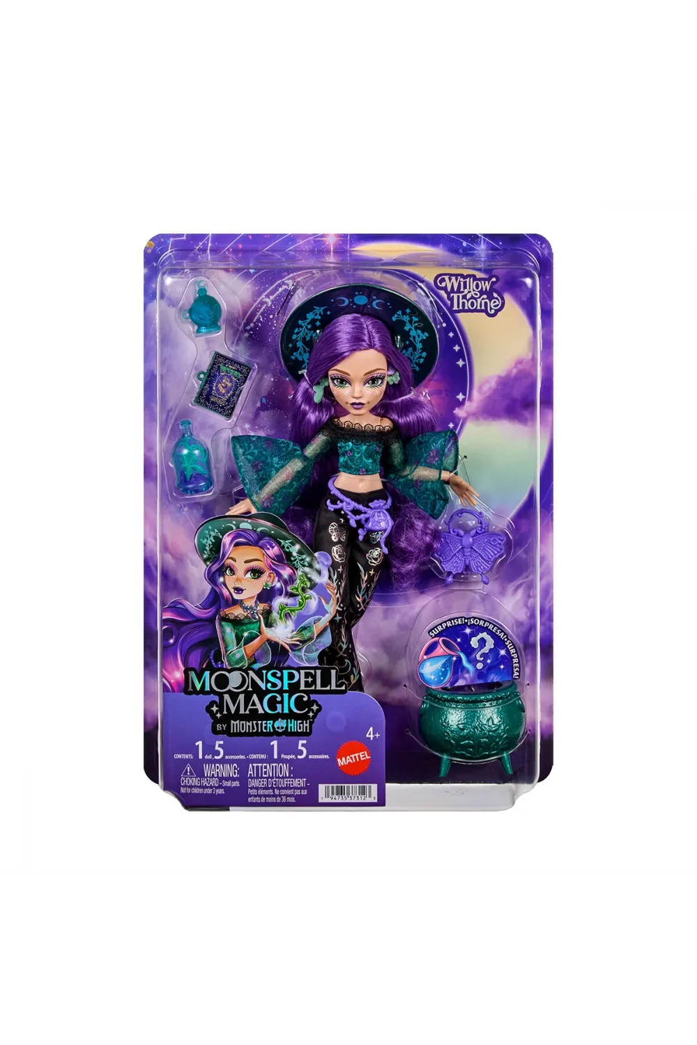 JMB92 Moonspell Magic By Monster High Willow Thorne