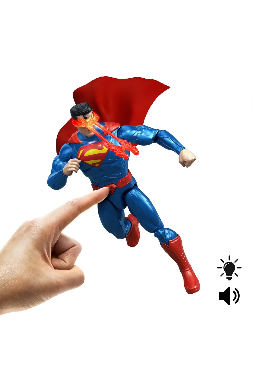 JMP85 DC Isı Görüşlü Superman Aksiyon Figürü
