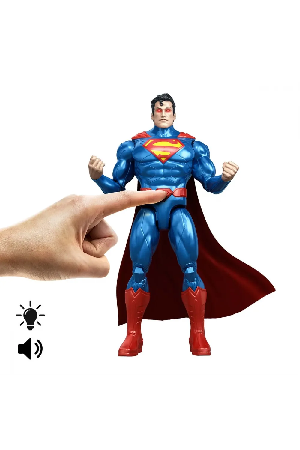 JMP85 DC Isı Görüşlü Superman Aksiyon Figürü