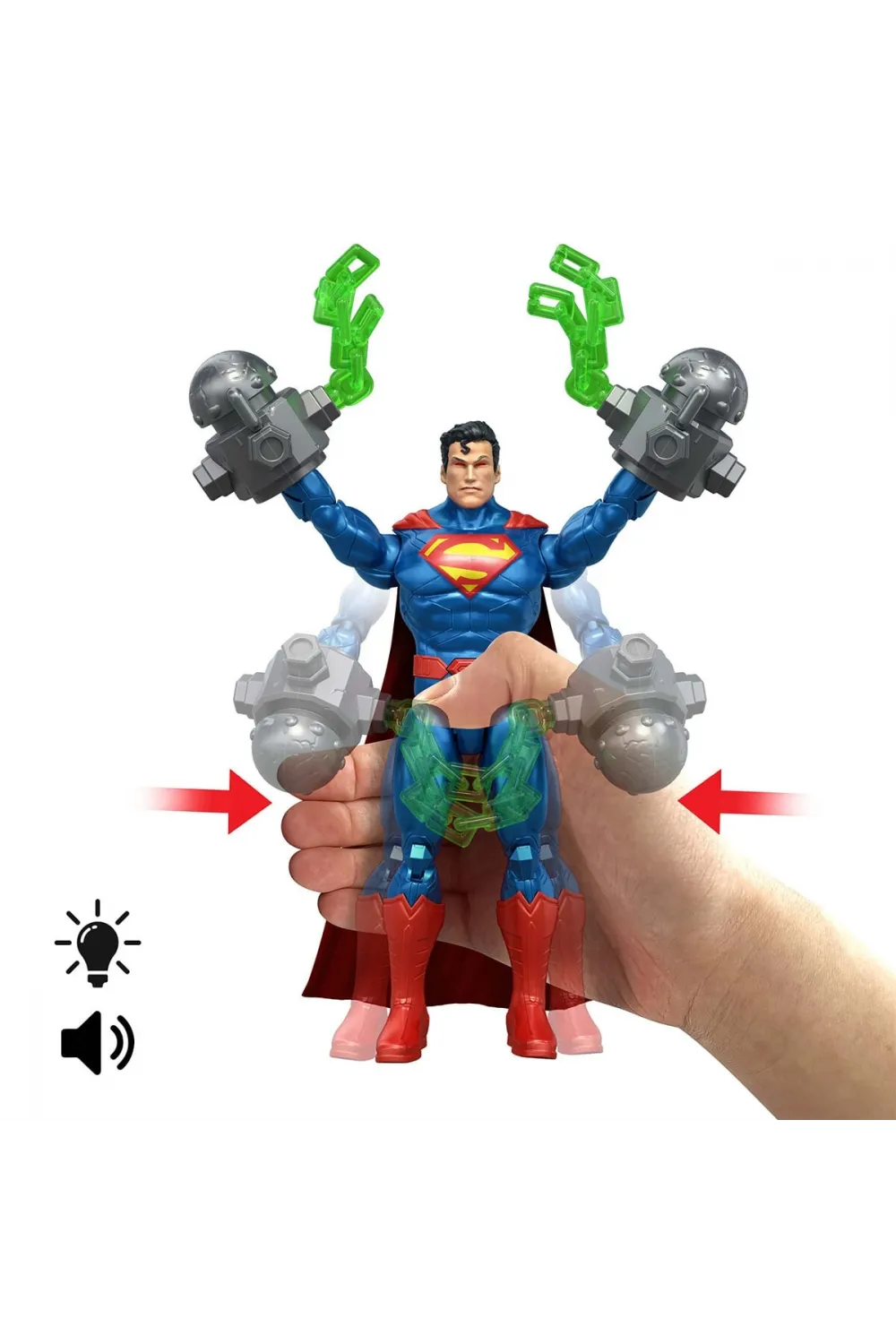 JMP85 DC Isı Görüşlü Superman Aksiyon Figürü