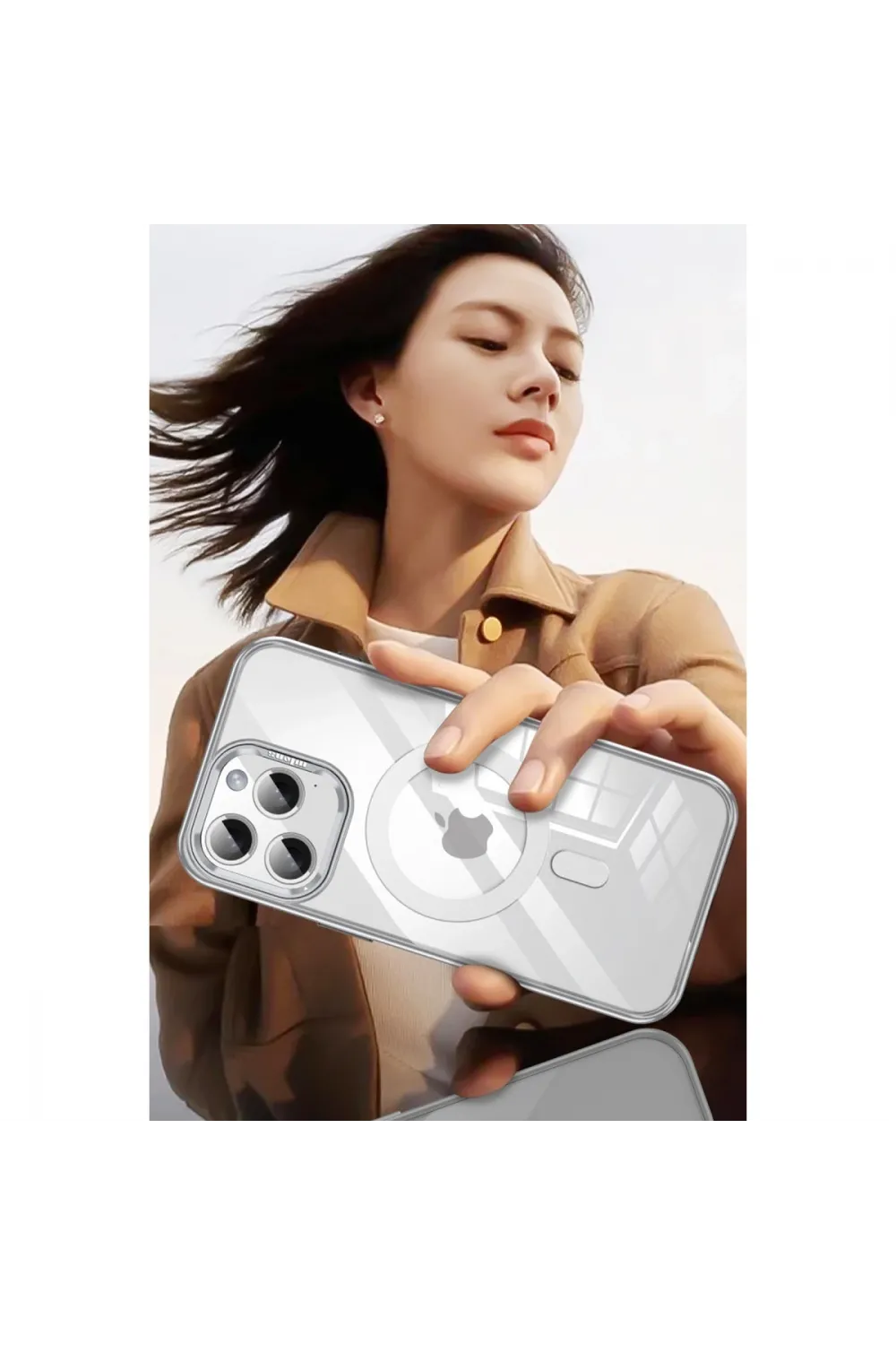 Joko Apple İphone 14 Pro Drop Magsafe Kapak - Derin Mor