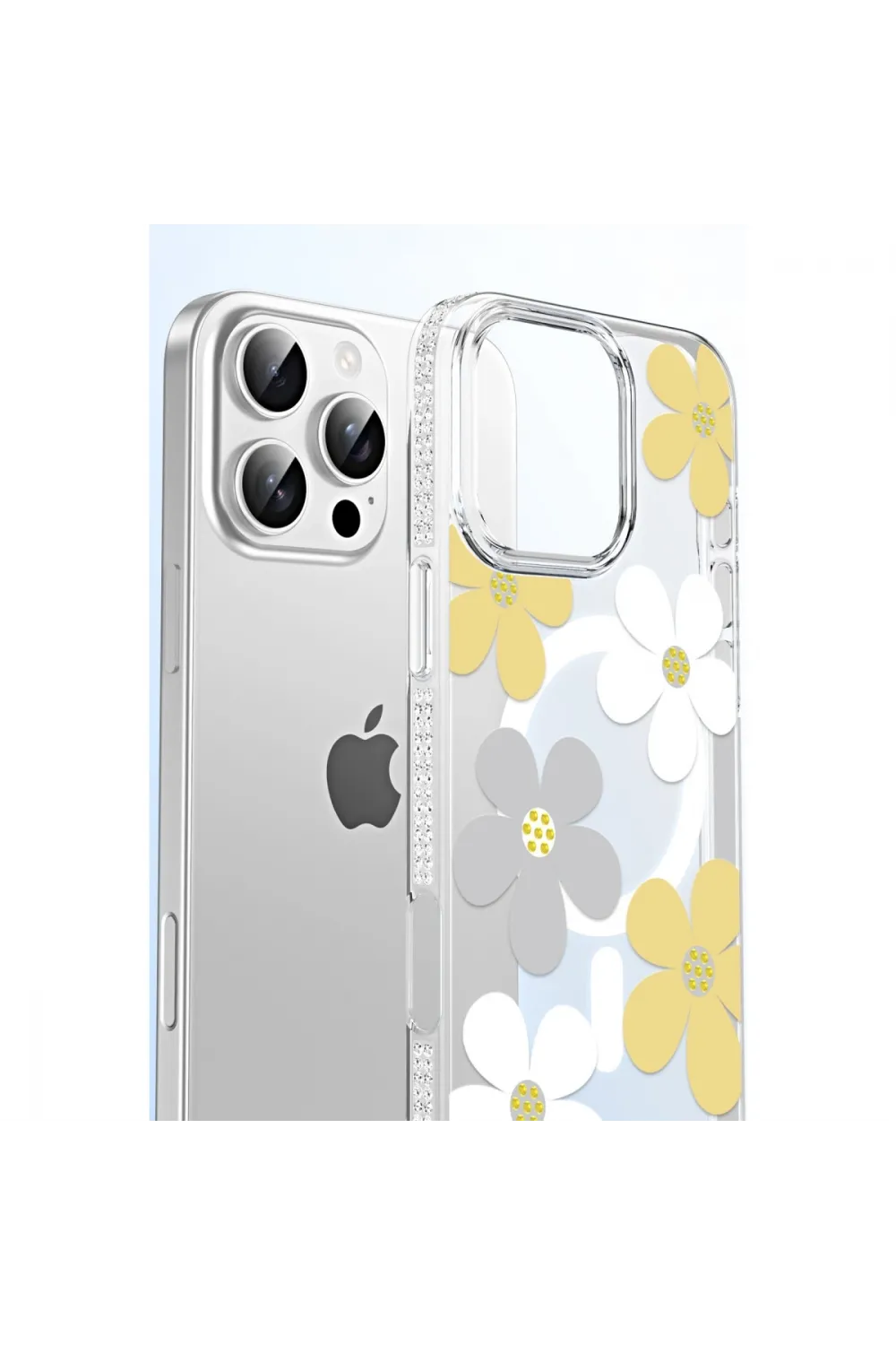 Joko Apple İphone 14 Pro Max Floral Magsafe Kapak - Pembe