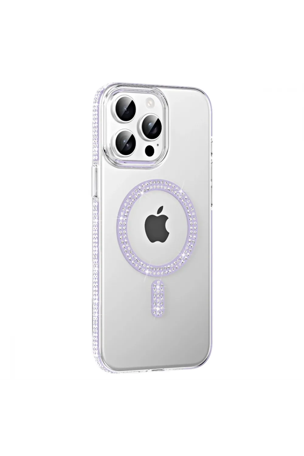 Joko Apple İphone 14 Pro Max Move Taşlı Magsafe Kapak - Lila