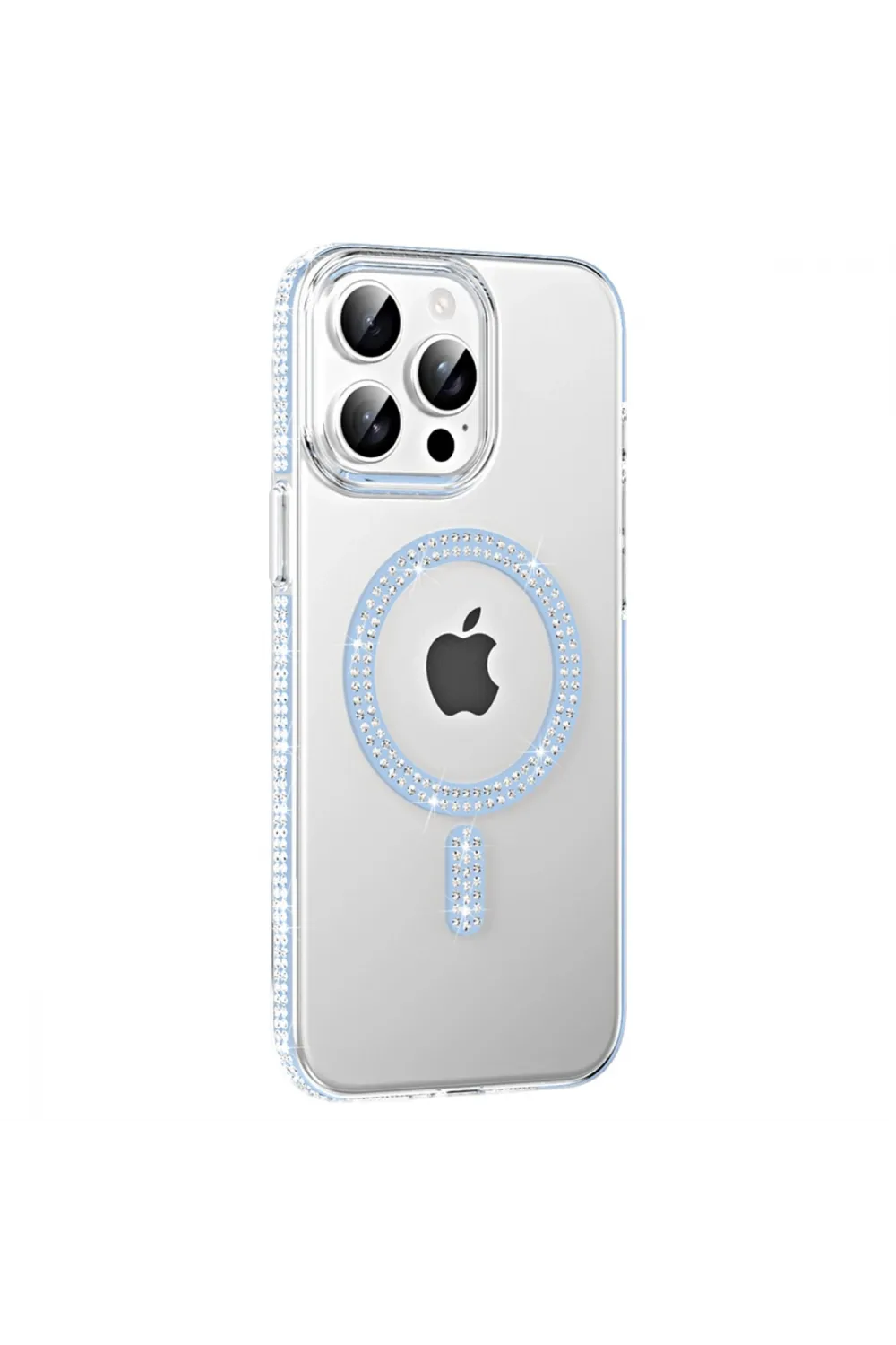 Joko Apple İphone 14 Pro Max Move Taşlı Magsafe Kapak - Mavi