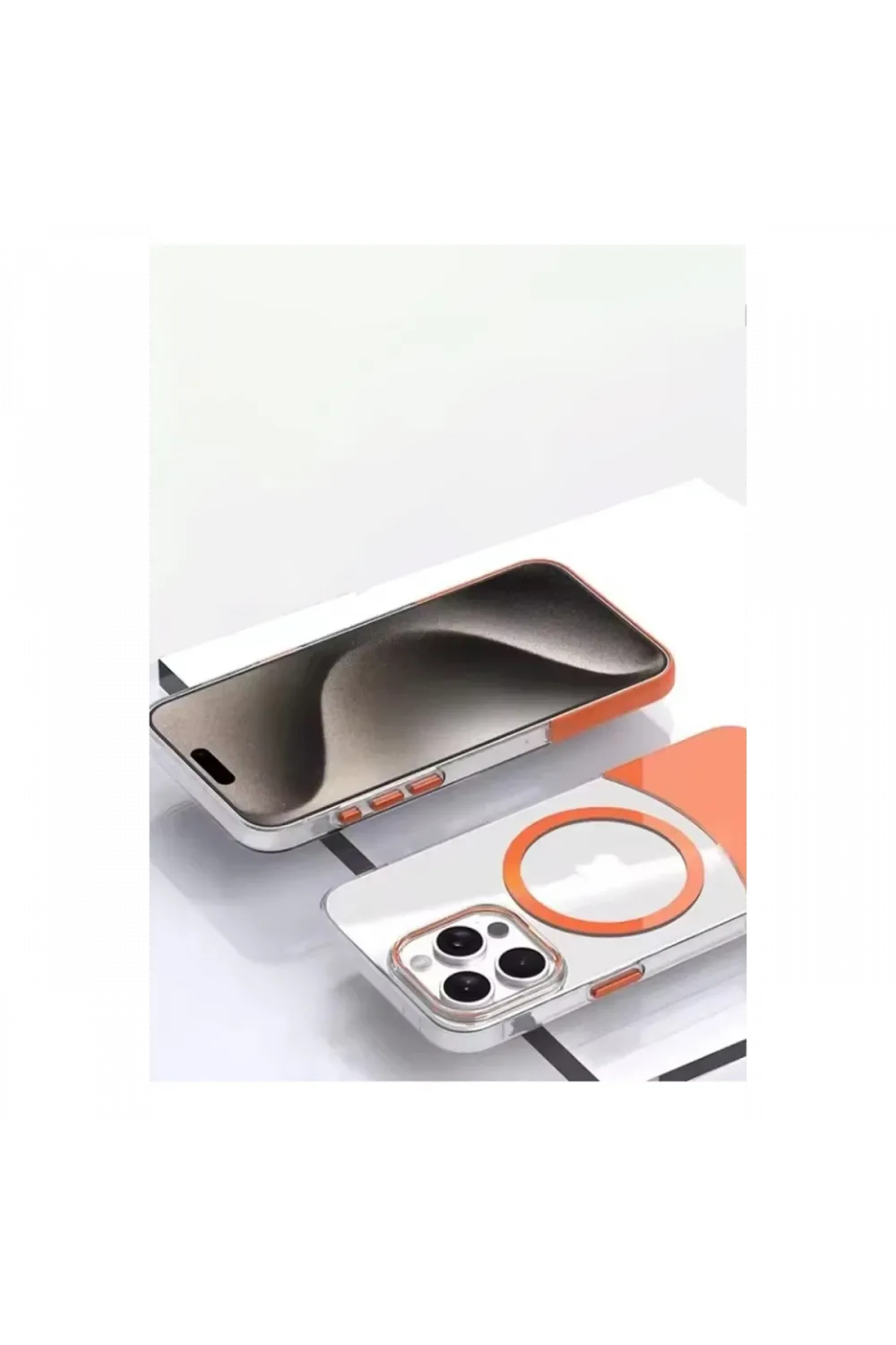 Joko Apple iPhone 14 Pro Max PC Suit Magsafe Kapak - Turuncu
