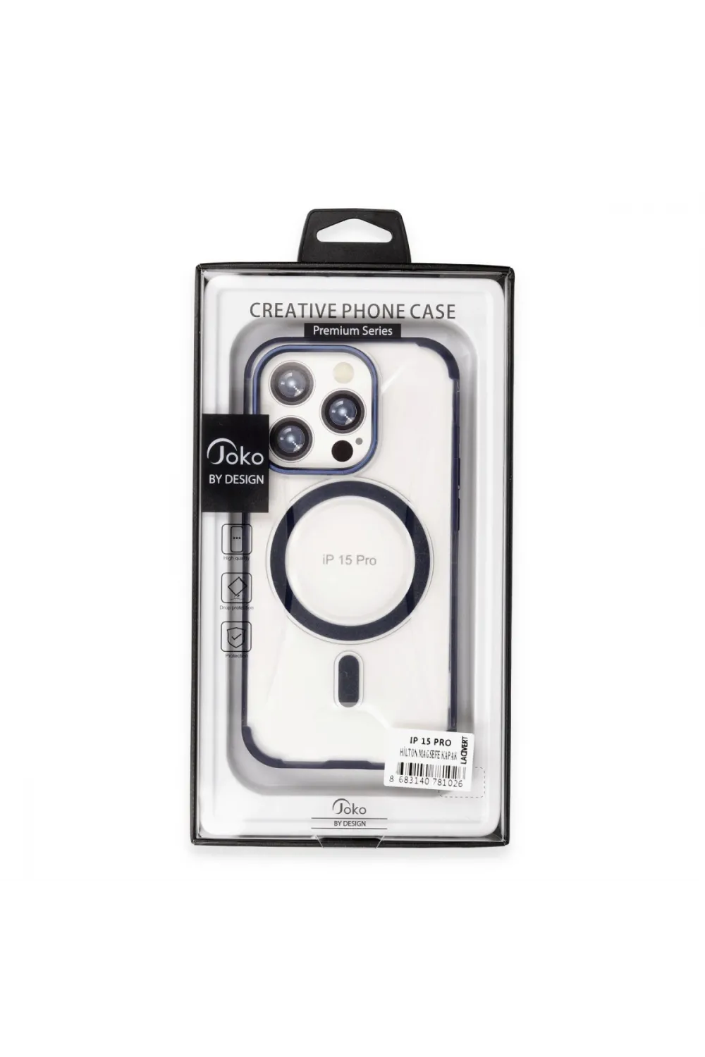 Joko Apple İphone 15 Pro Hilton Magsafe Kapak - Derin Mor