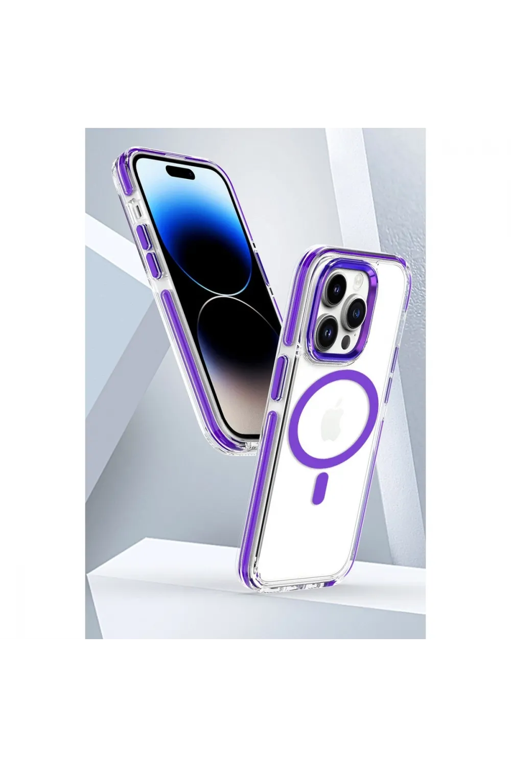 Joko Apple İphone 15 Pro Max Bella Magsafe Kapak - Derin Mor